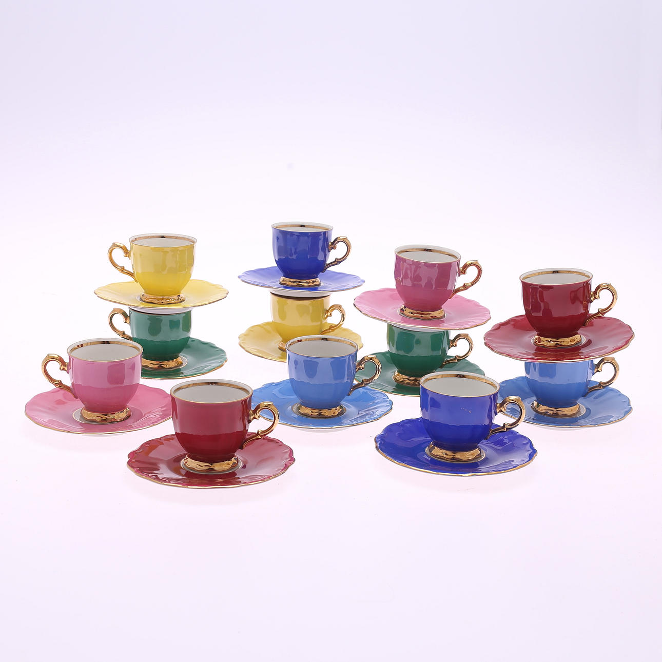 MOCCAKOPPAR, 24 delar, Bareuther, Bavaria.