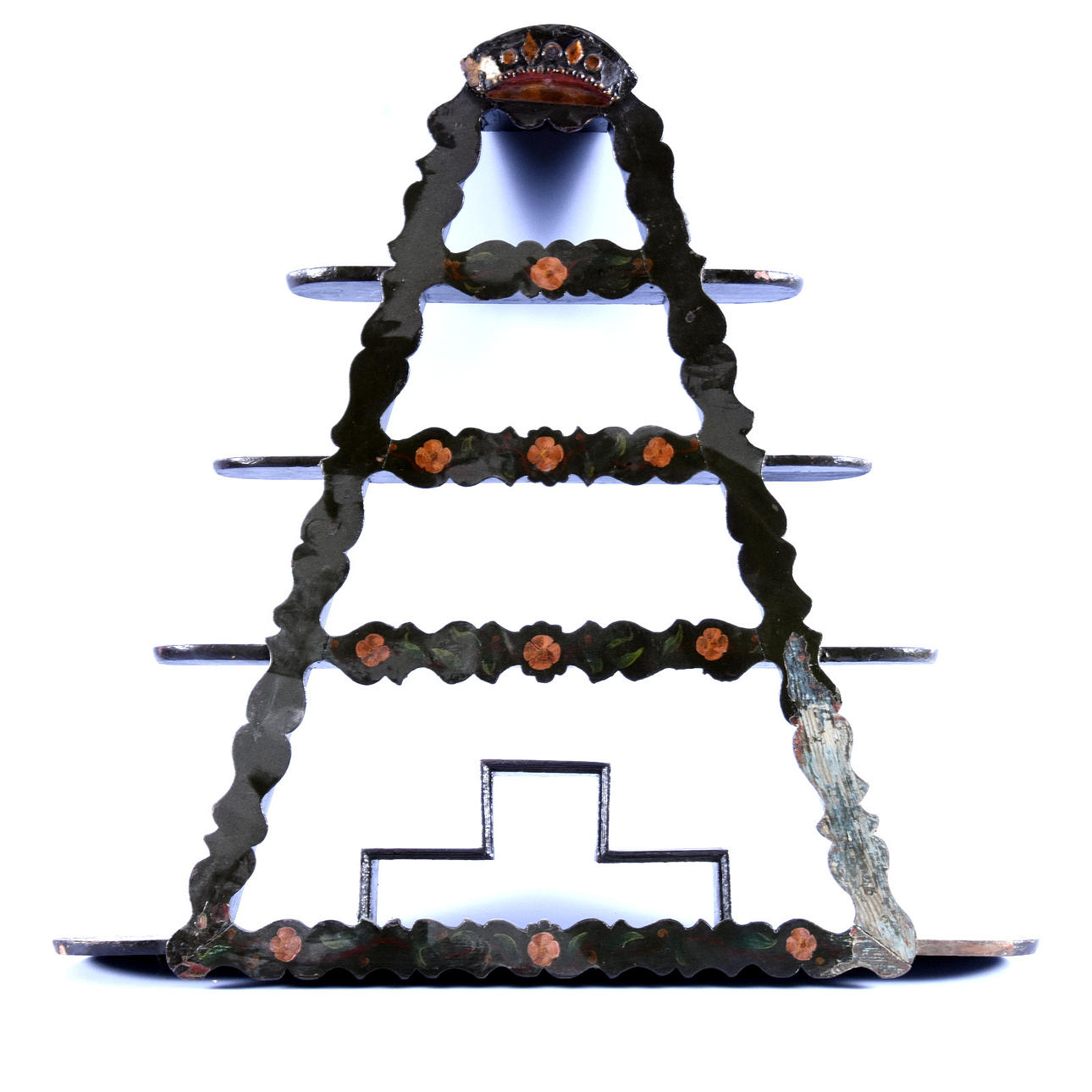 AMAGER SHELF, painted wood, 19th century.