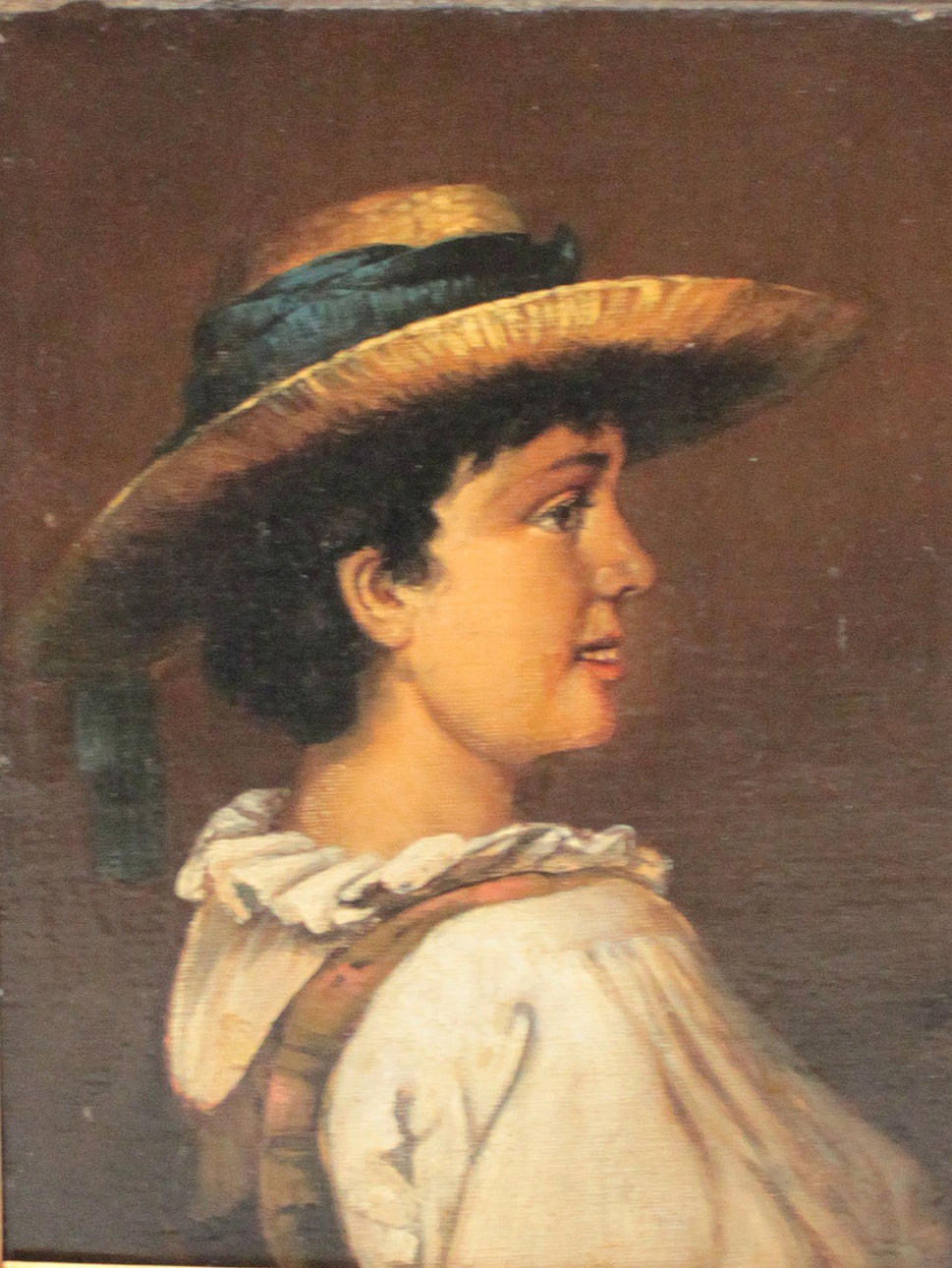 GOTTFRIED MATTHIAS. U. rätt. Sig. u. dat. Gottfried Matthias 1826, olja på duk.