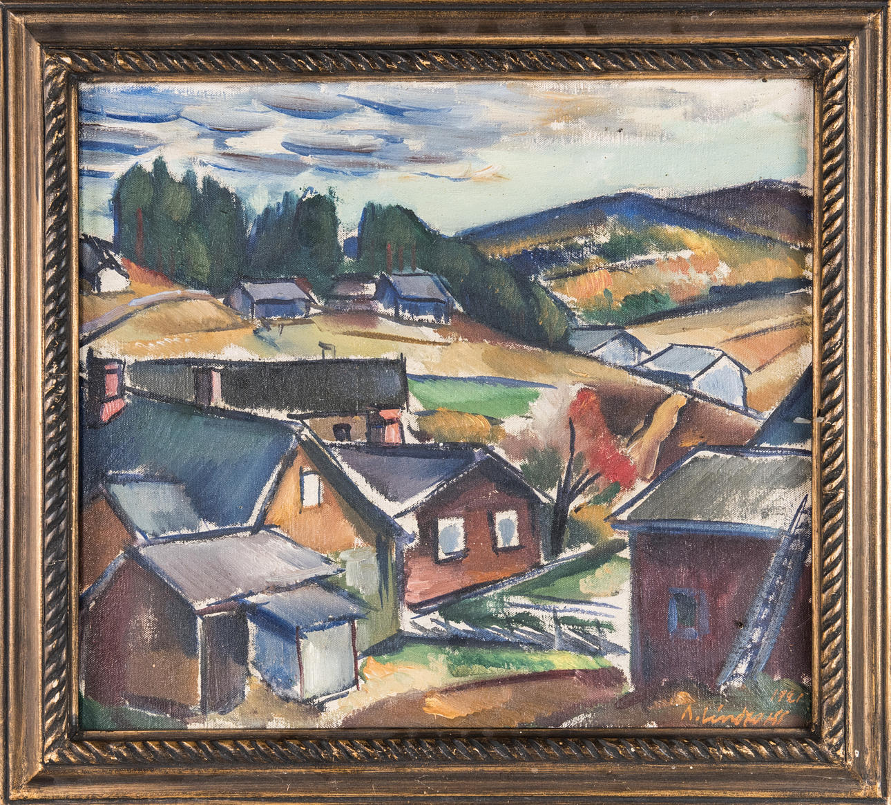 ANTON LINDFORSS. by, signed and dated 1921, oil on canvas.