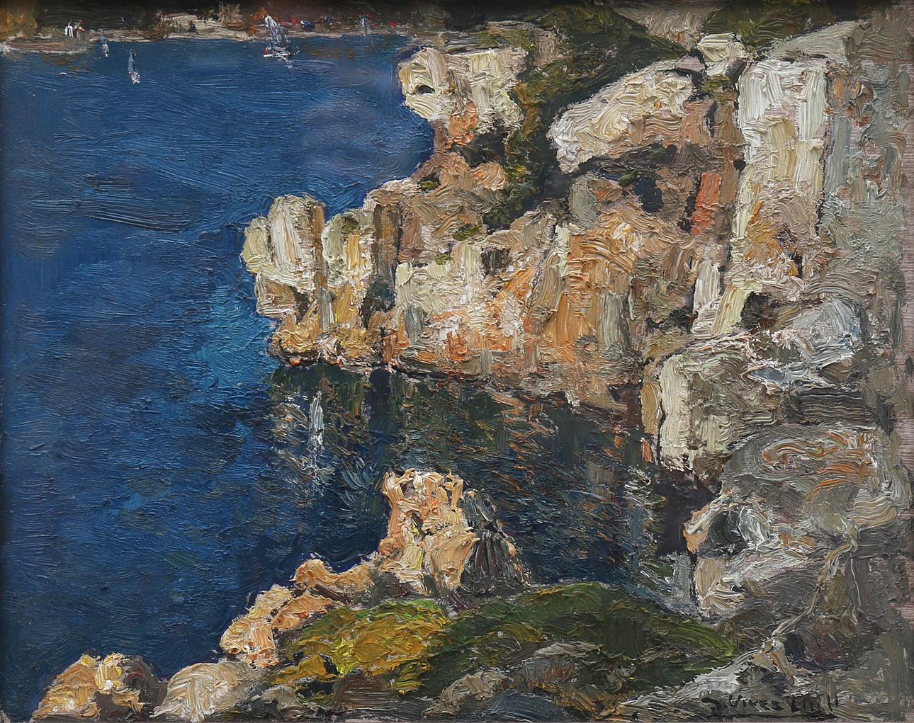 JOAN VIVES LLULL. Vista costera, Menorca.