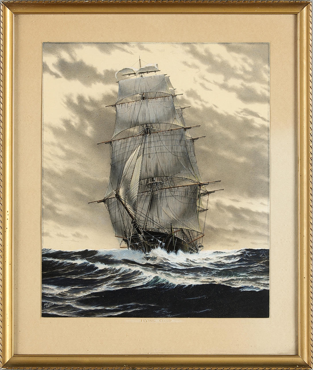 H. FRIBERG. "Flying Cloud".