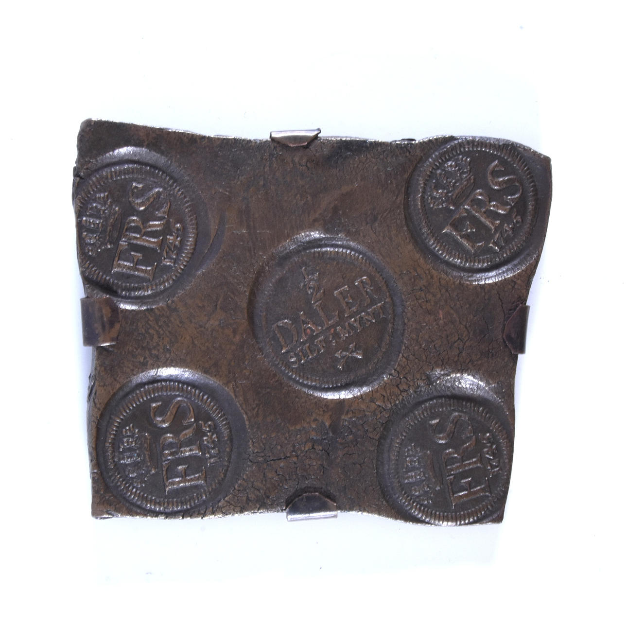 MONEDA DE ESTAÑO, Frederik I, 1/2 Daler, 1745.