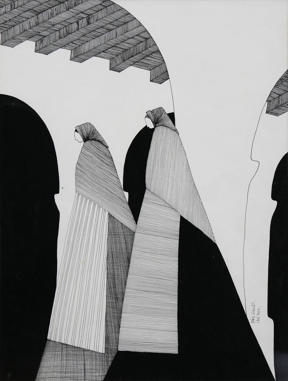 LUIS AMOR Y VALDÉZ. Bäuerinnen von Ibiza.