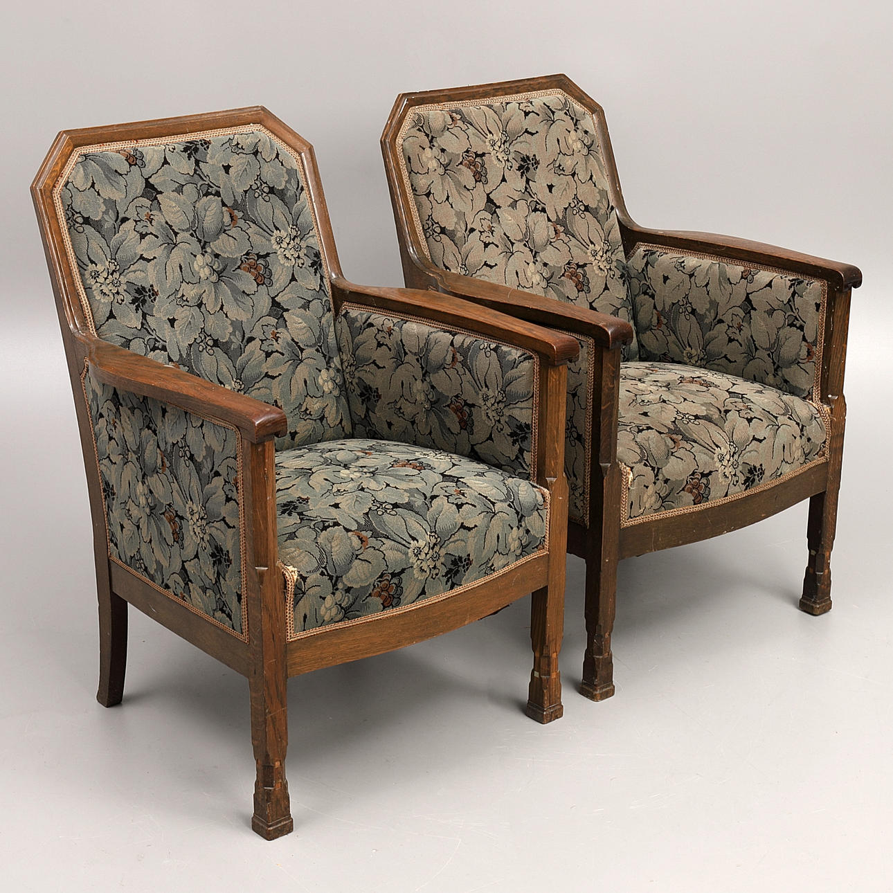 FÅTÖLJER 1 par, Jugend, NK Verkstäder.