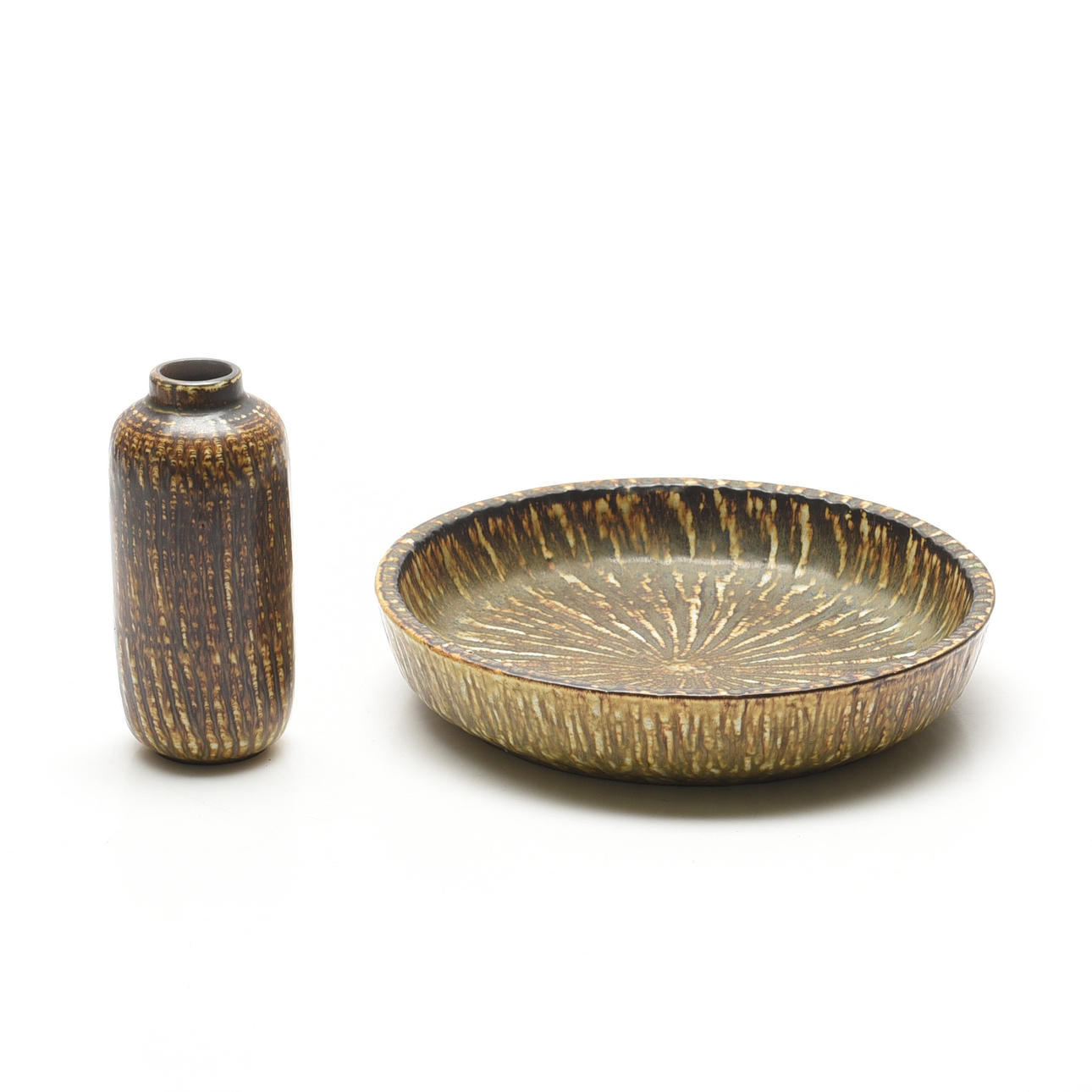 GUNNAR NYLUND. fat samt vas, "Rubus", Rörstrand.