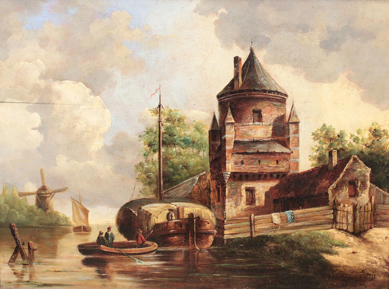 JAN ABRAHAM BEERSTRATEN. U. rätt. Sig. och dat. J. BEER-STRATEN 16.., olja på trä.