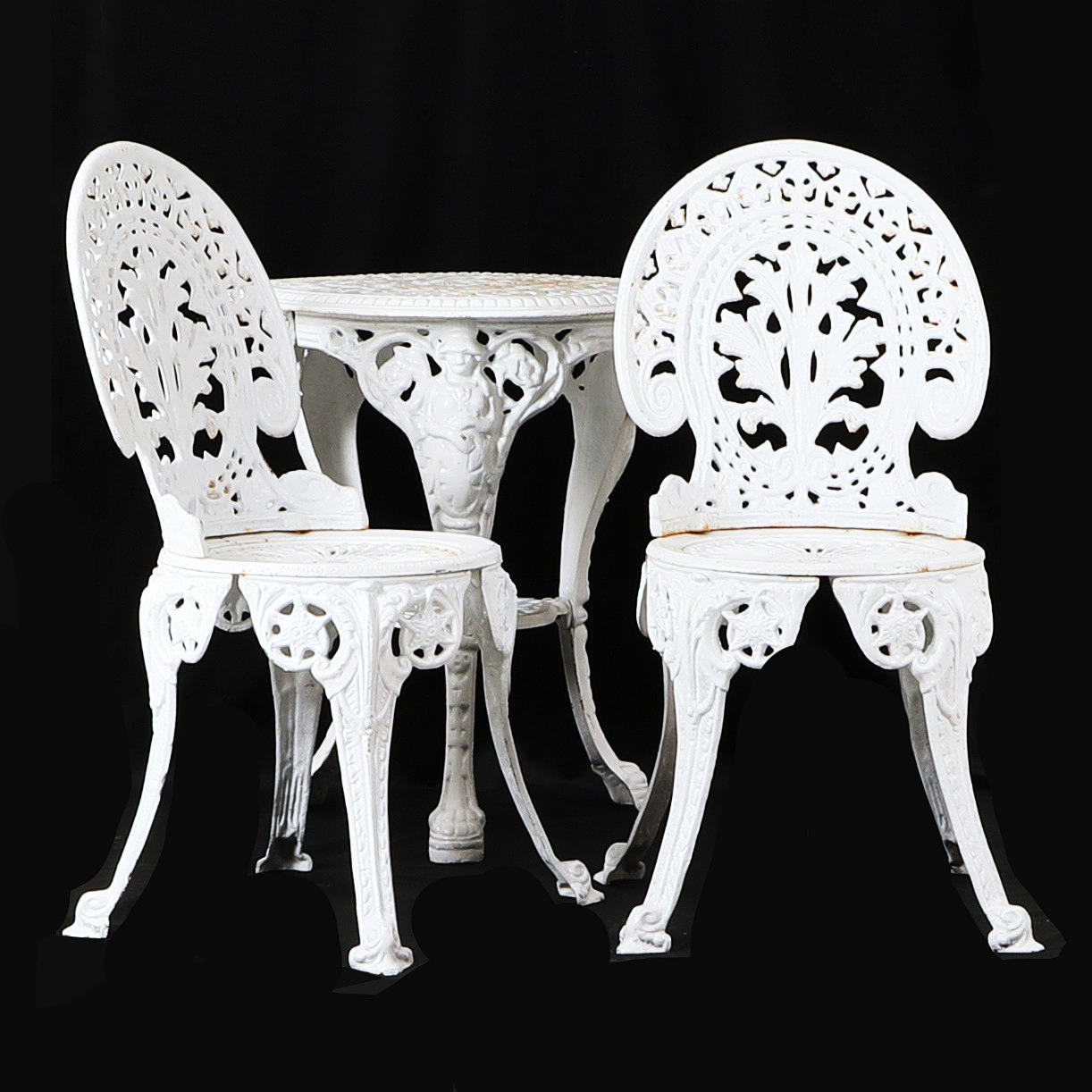 GJUTJÄRNSMÖBEL, 3 delar, samtida.