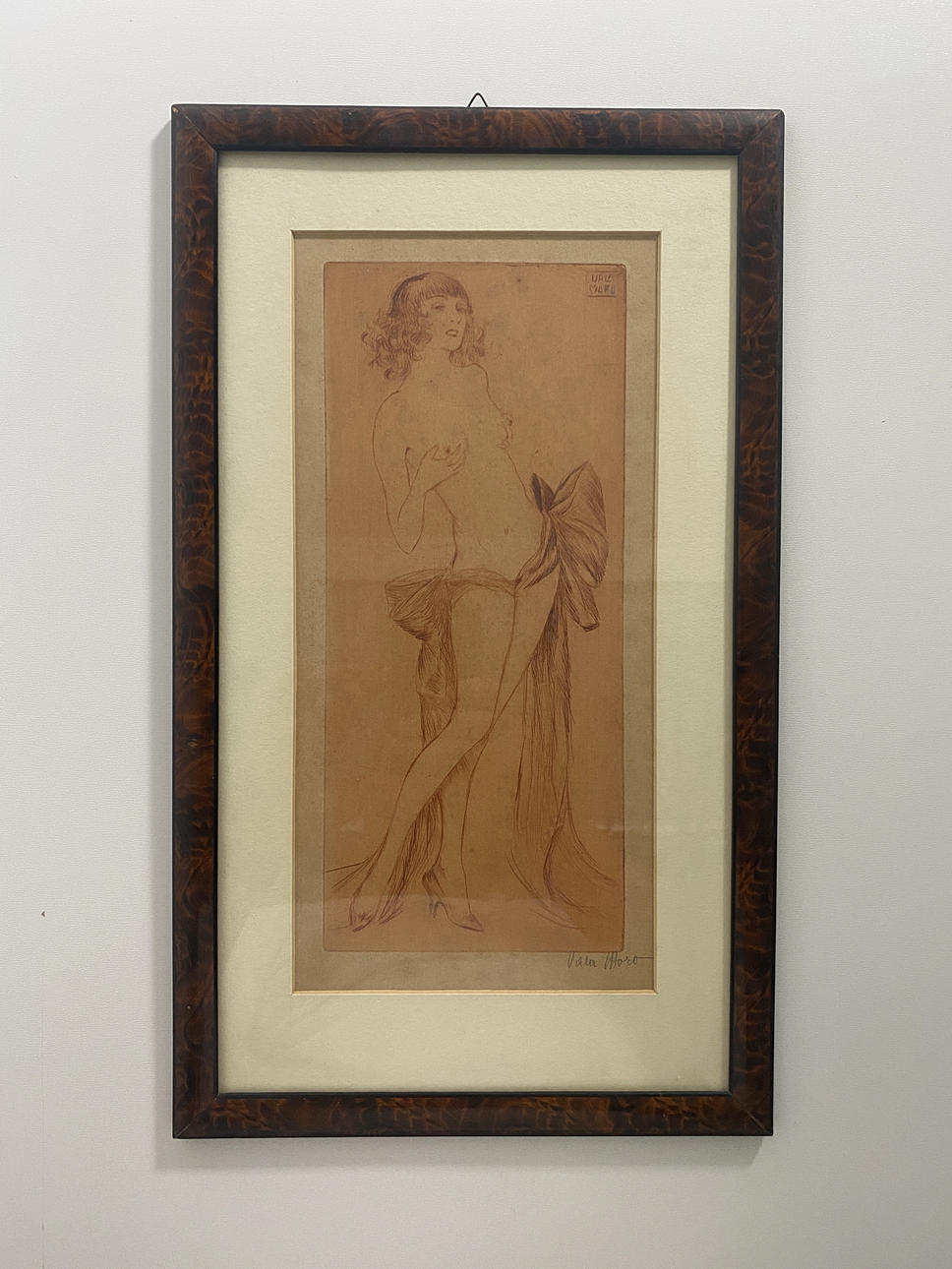 Vala Moro, Radierung auf Papier, Tanz.