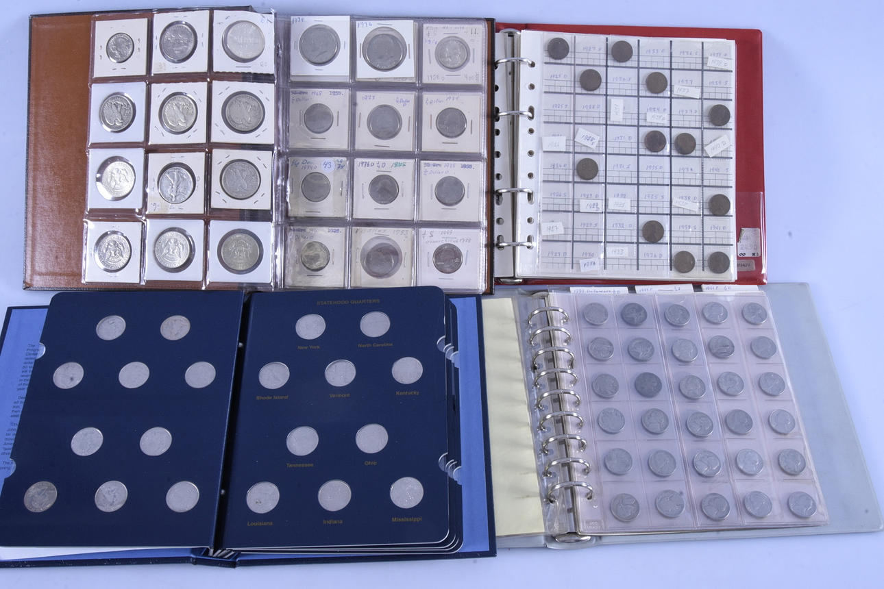 COIN ALBUM, 4 pcs, USA.