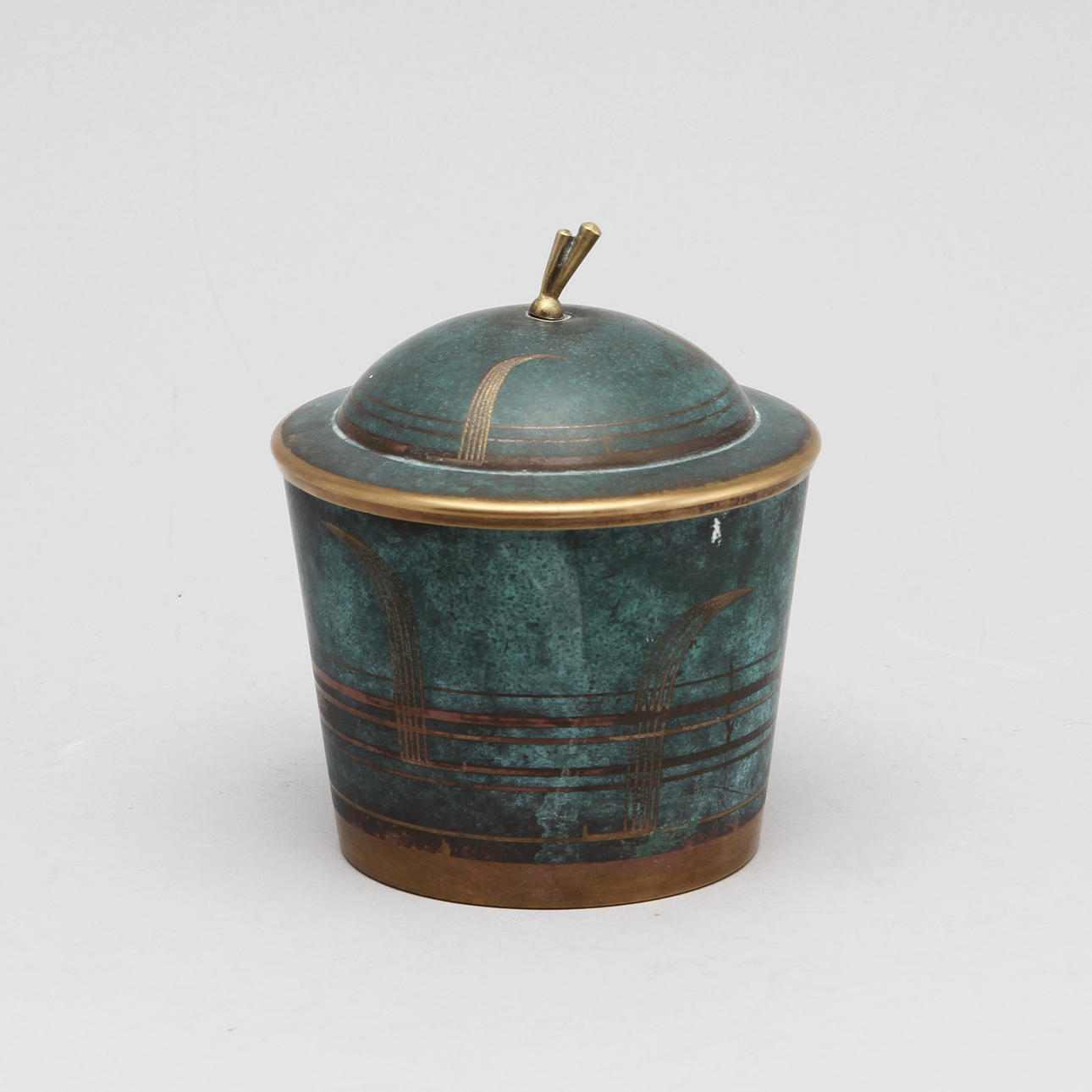 TOBAKSBURK, "Ikora", WMF, tidigt 1900-tal.