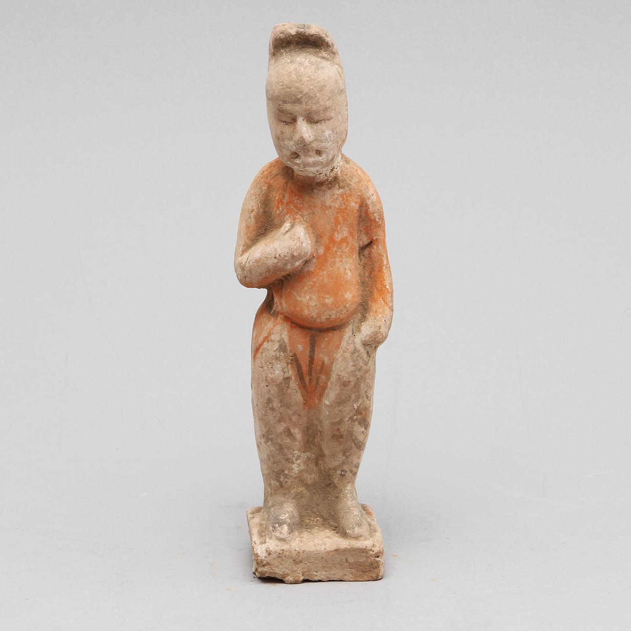 FIGUR, lergods, Kina, Tang.