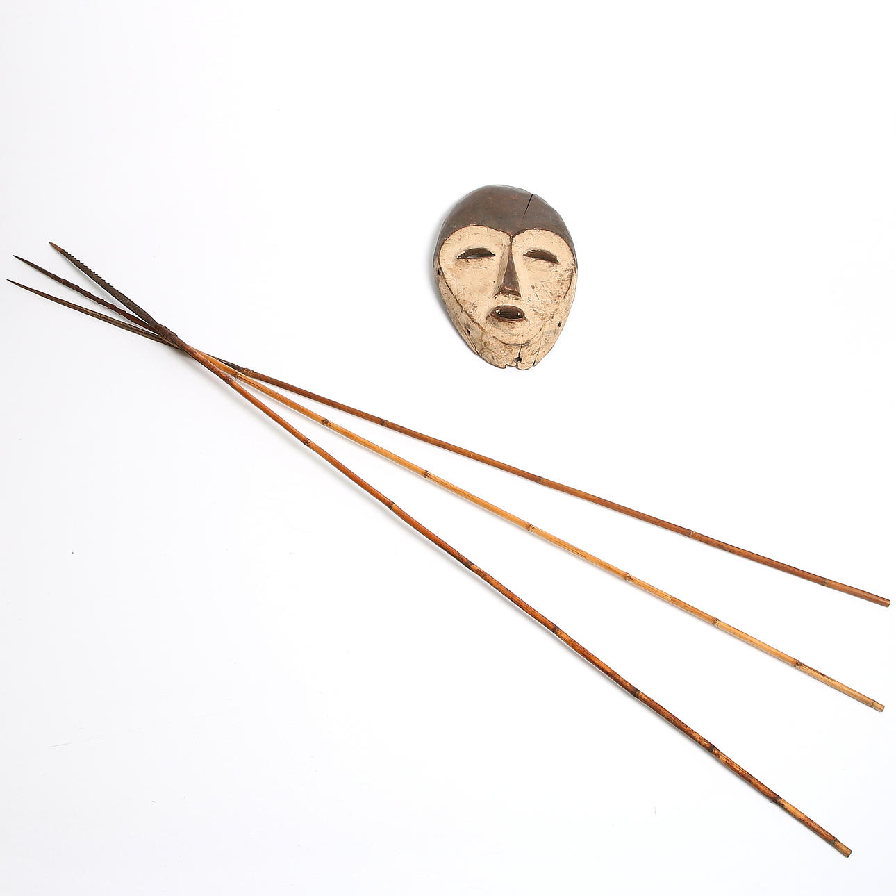 MASK och PILAR, Ceremonial, Afrika, 18/1900-tal.