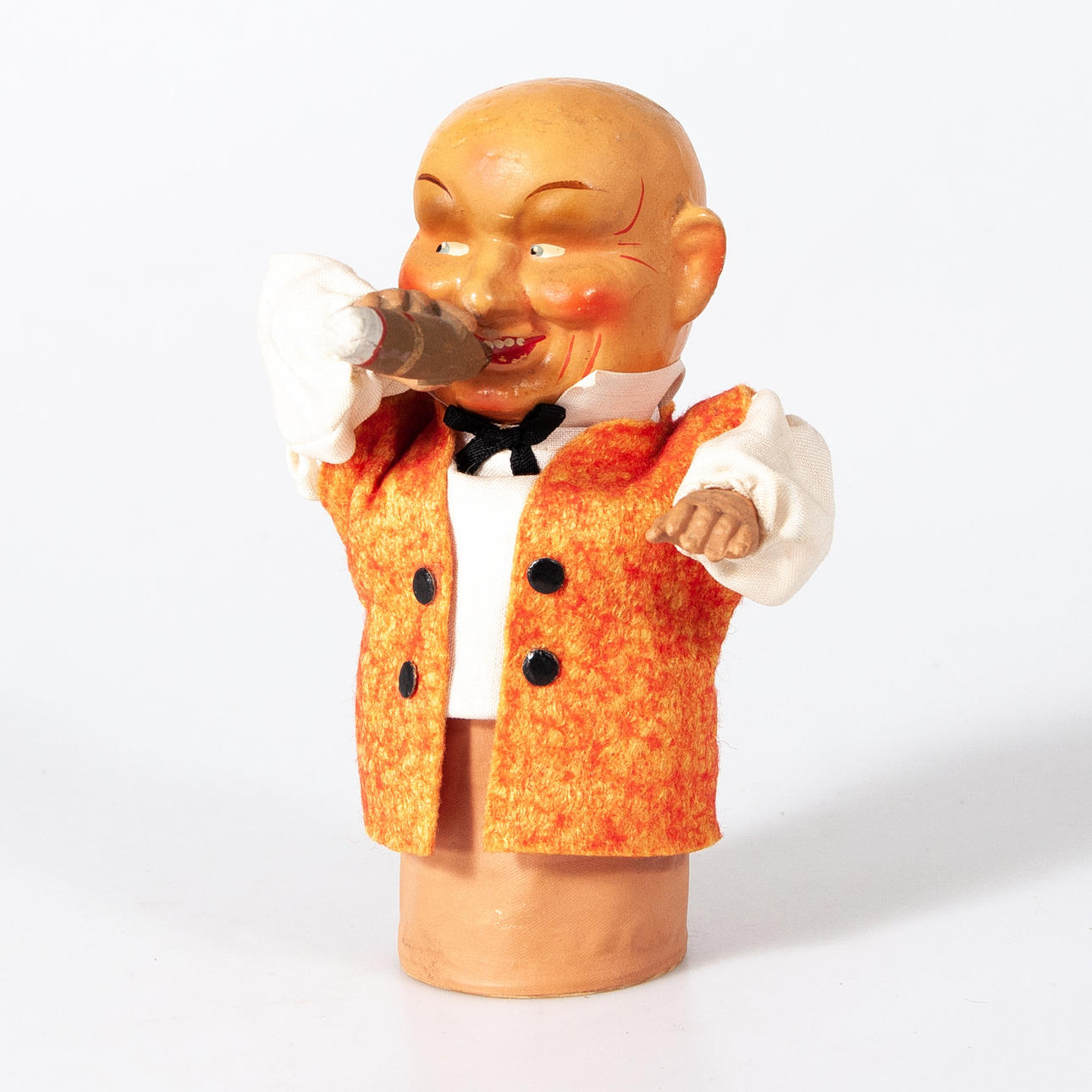 CIGAR SMOKING MAN. 40s.