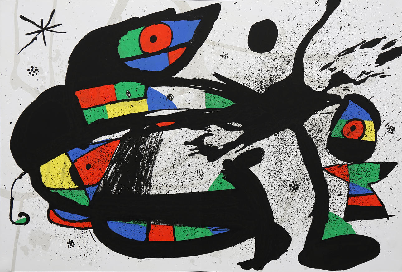 JOAN MIRÓ. Untitled (”Derrière le miroir”).