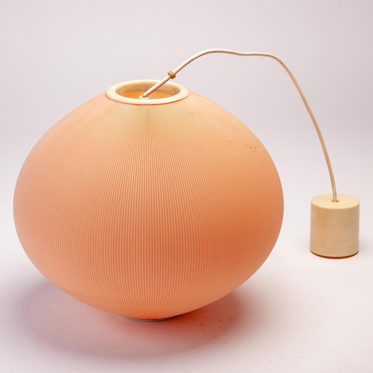 Pendel/lampe, plast, papir, 1950'erne.