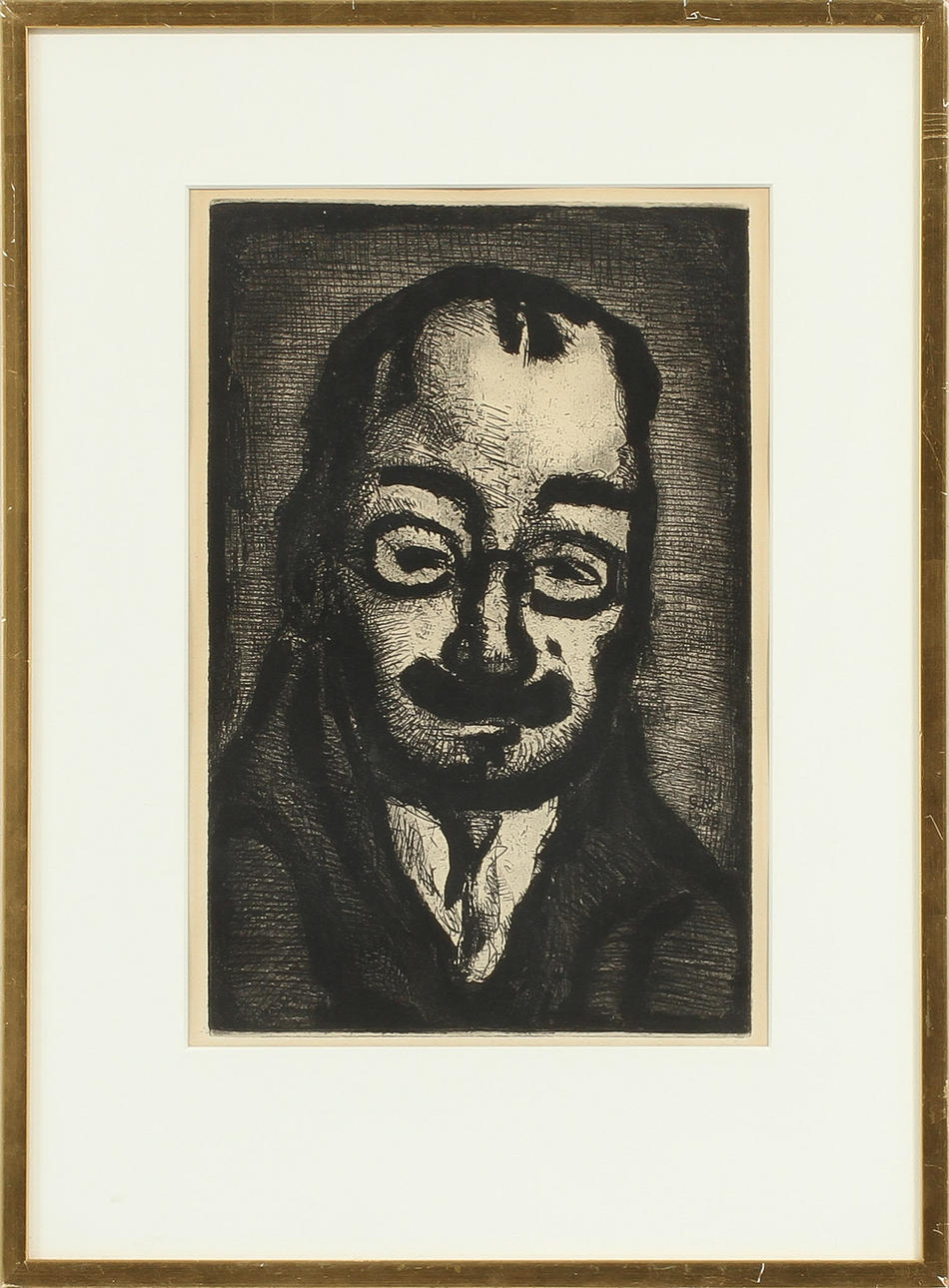 GEORGES ROUAULT, etsning, sign i plåten.