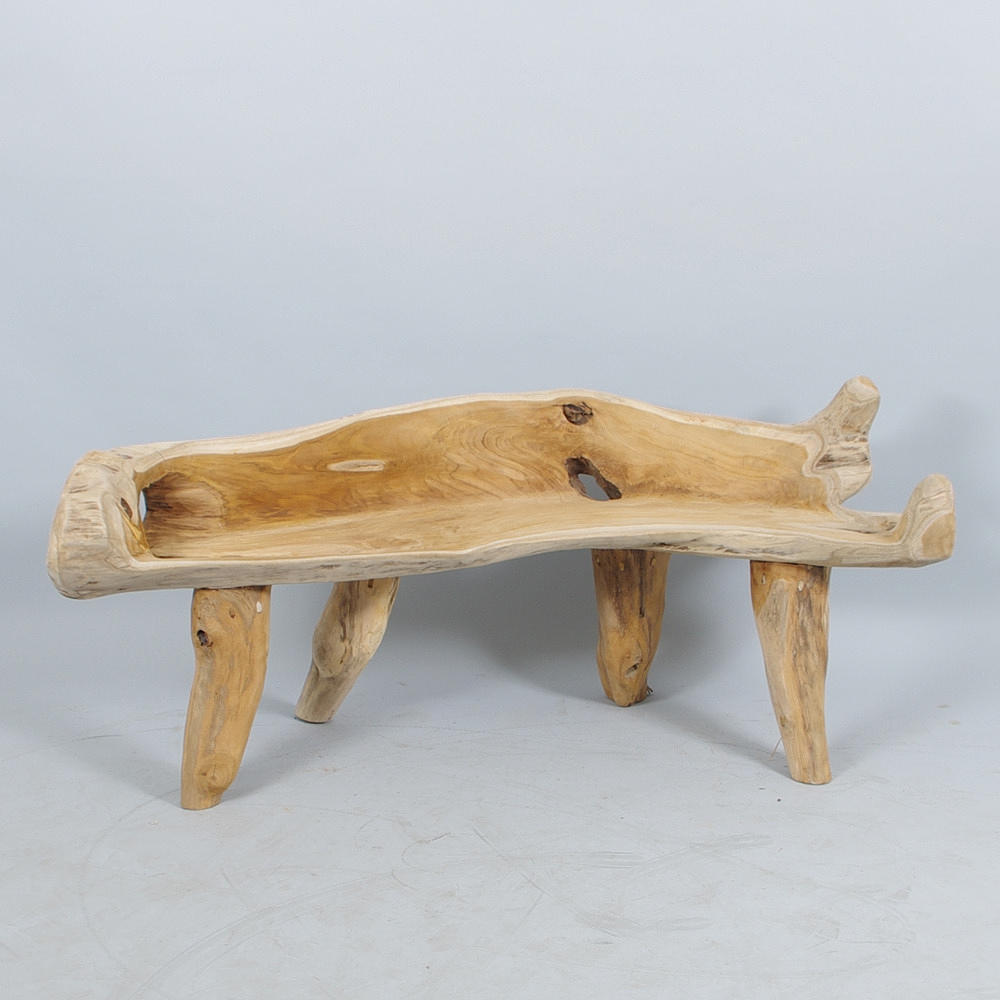 TRÄDGÅRDSSOFFA, rot av ädelträ.