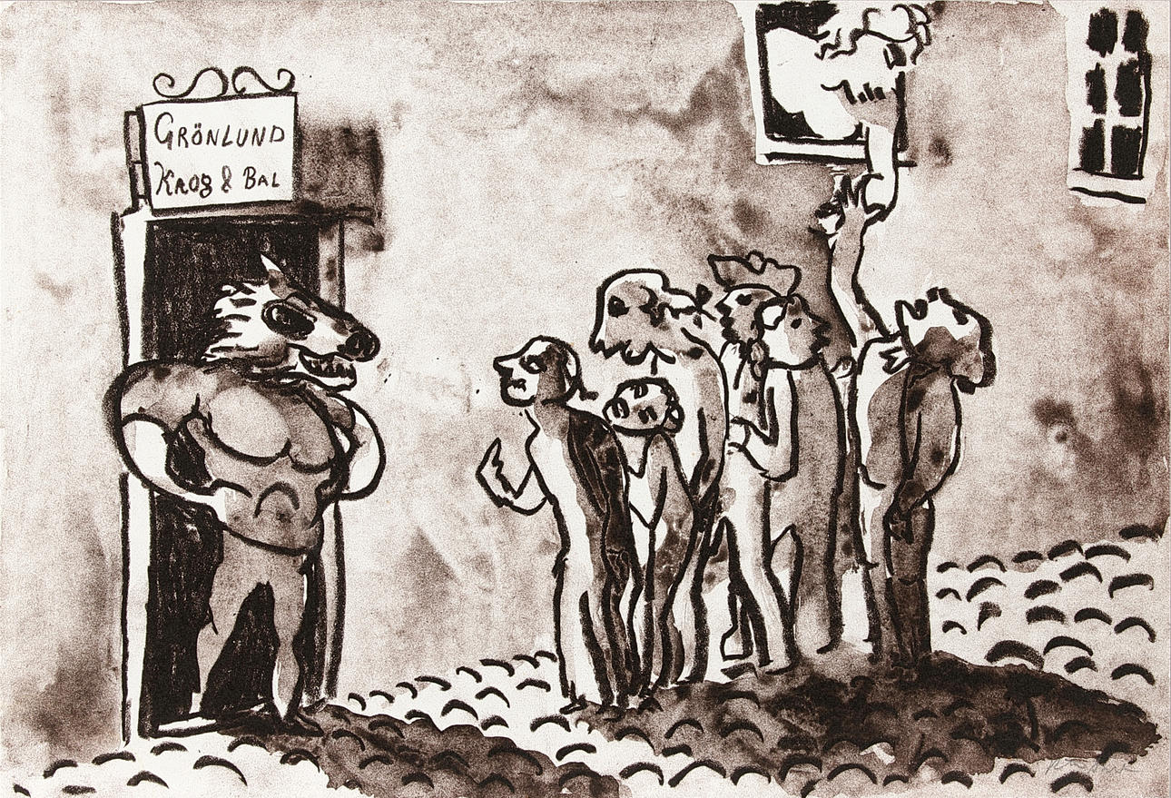 PETER DAHL. "Grönlund Krog".