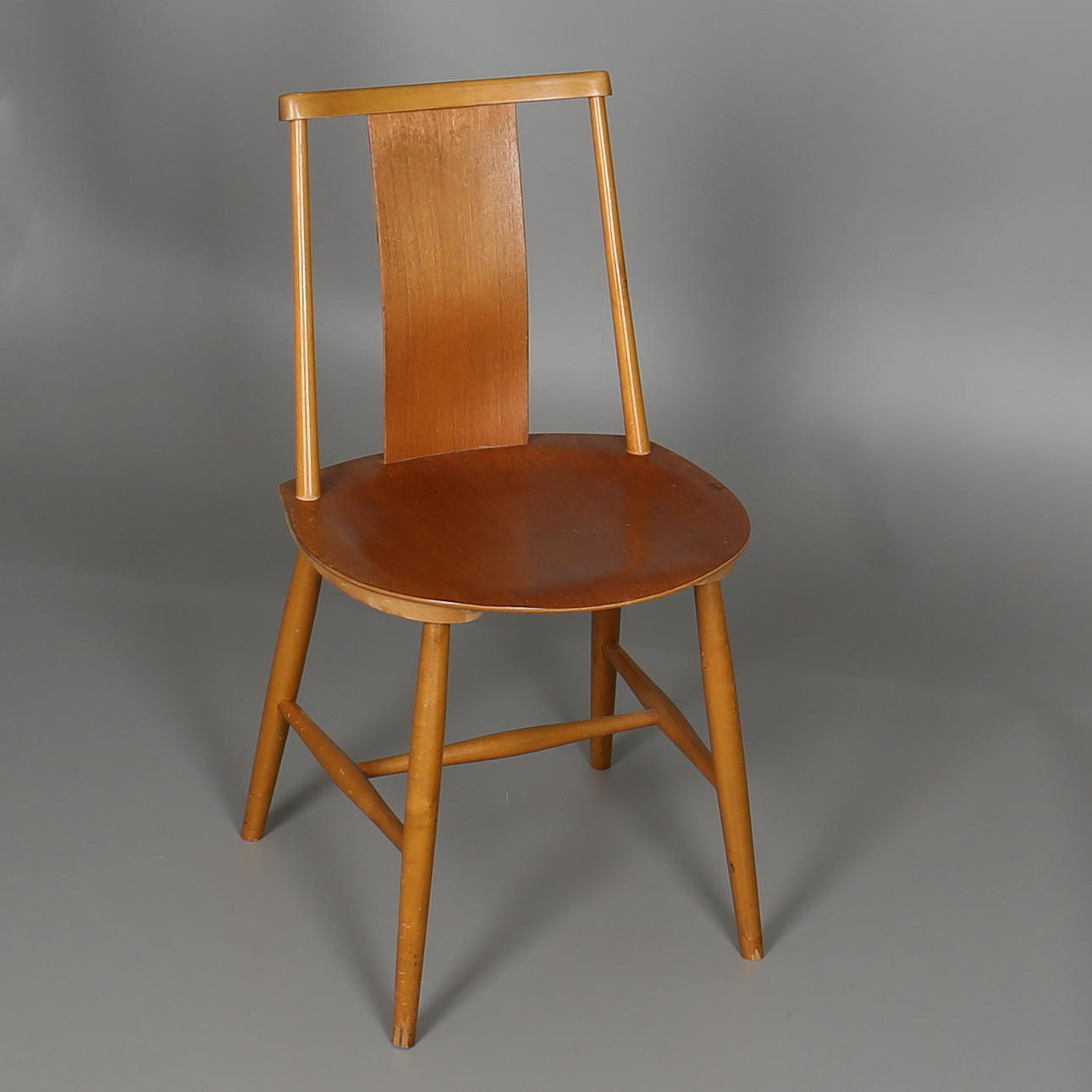 STOL i teak och björk, Tallåsen, 1960-tal.