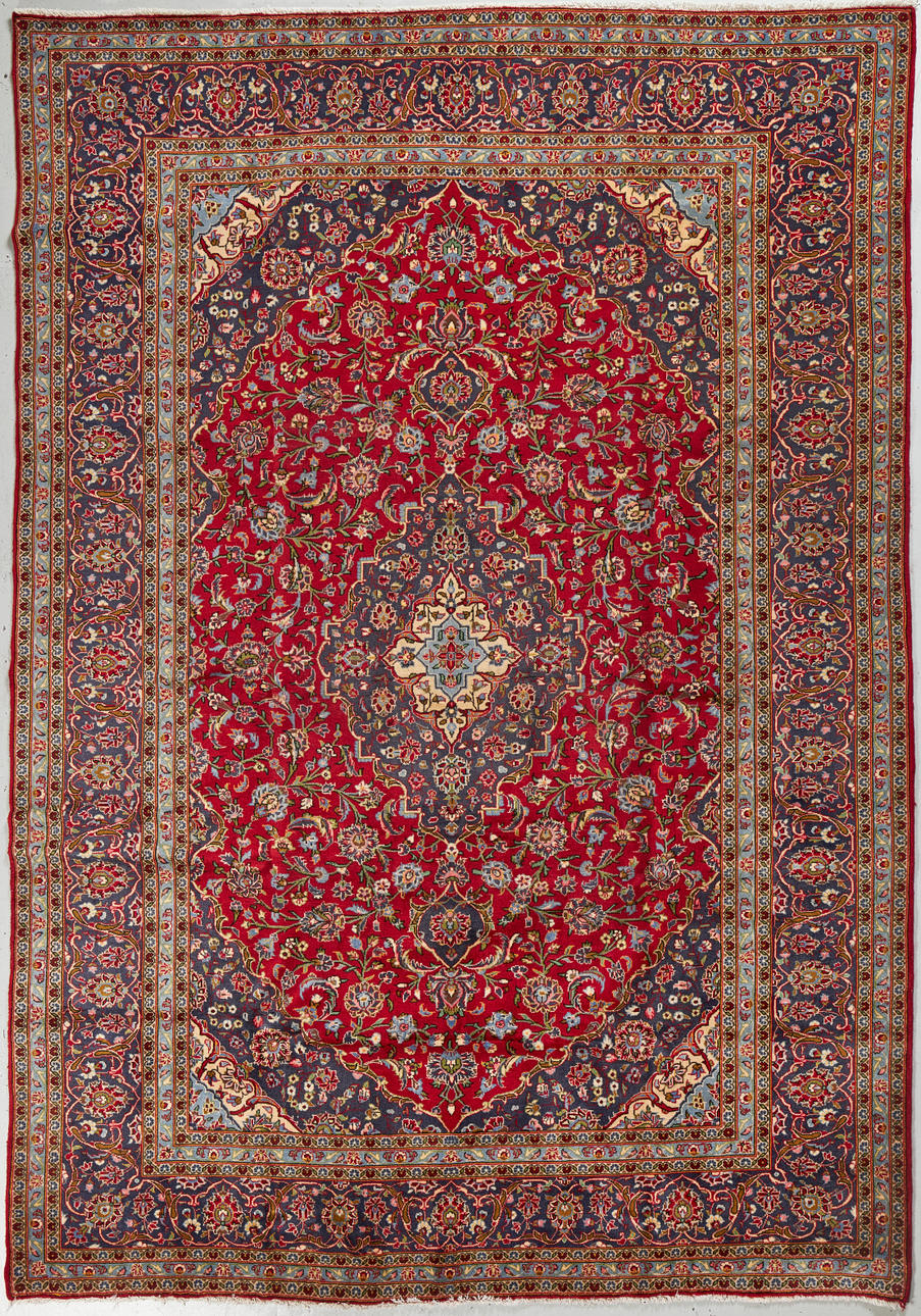 673 PERSISKMATTA, Keshan, semiantik, 363x250 cm.