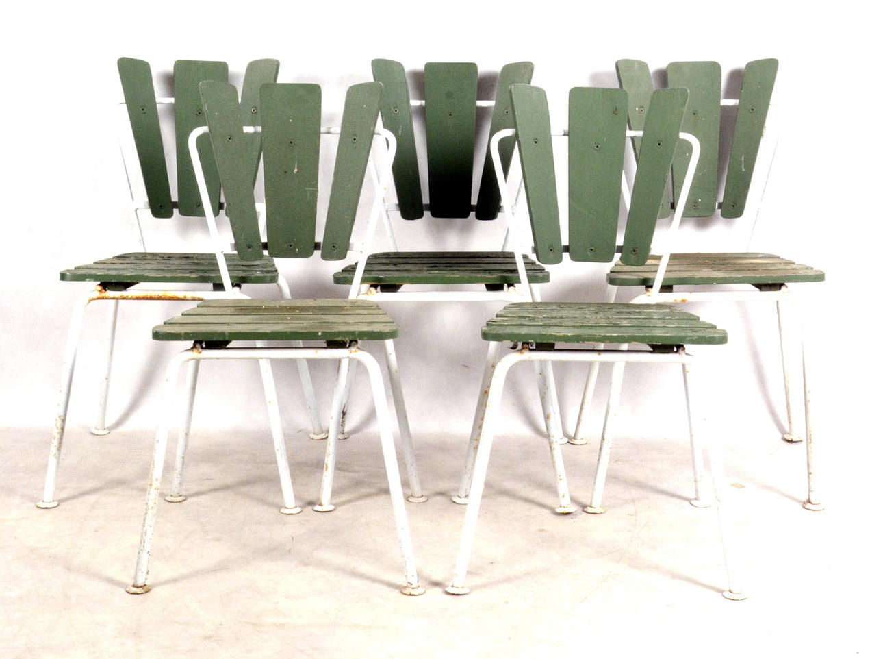 TRÄDGÅRDSSTOLAR, 5 st, 1960/70-tal.