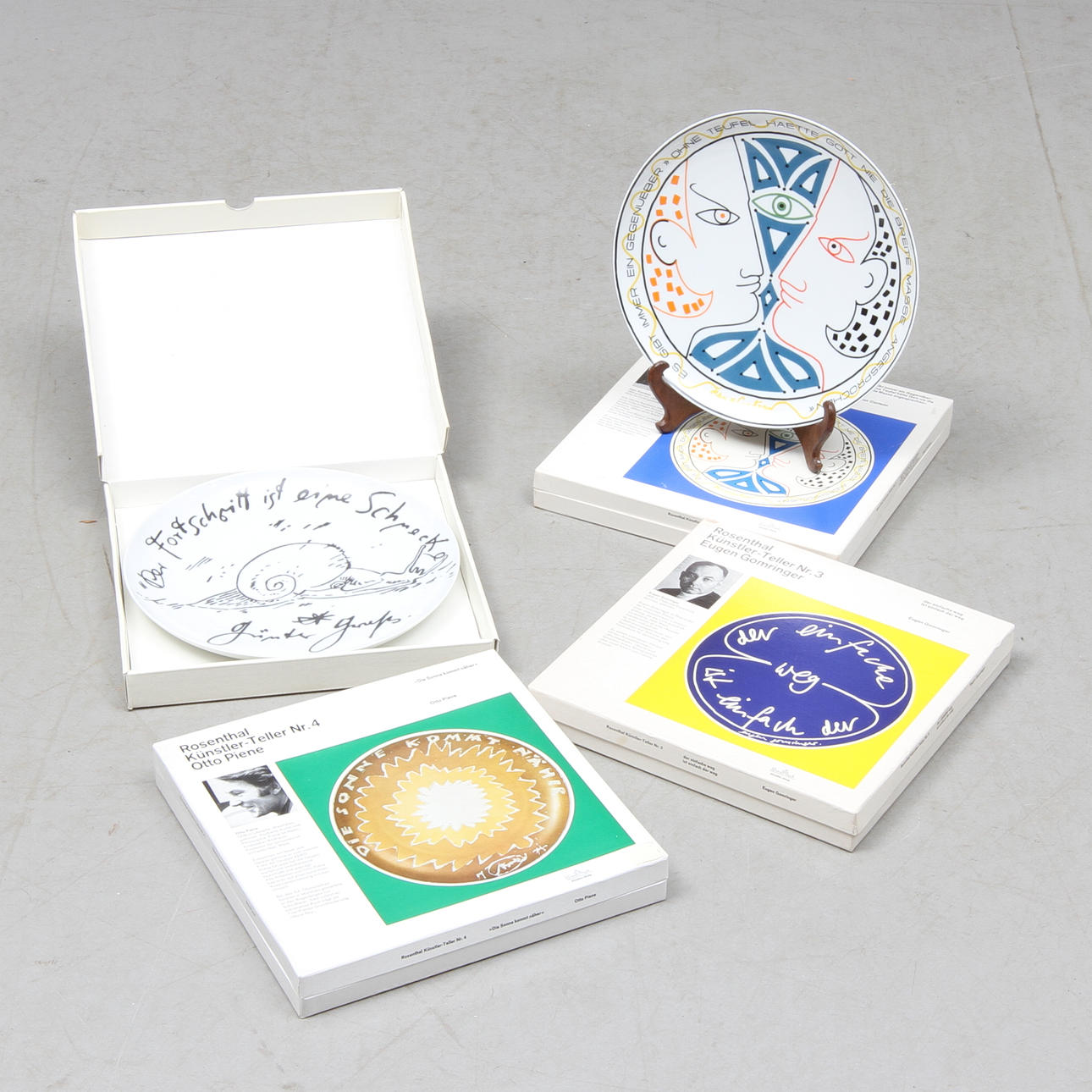 SAMLARTALLRIKAR, 4 delar, Rosenthal, 1900-tal.