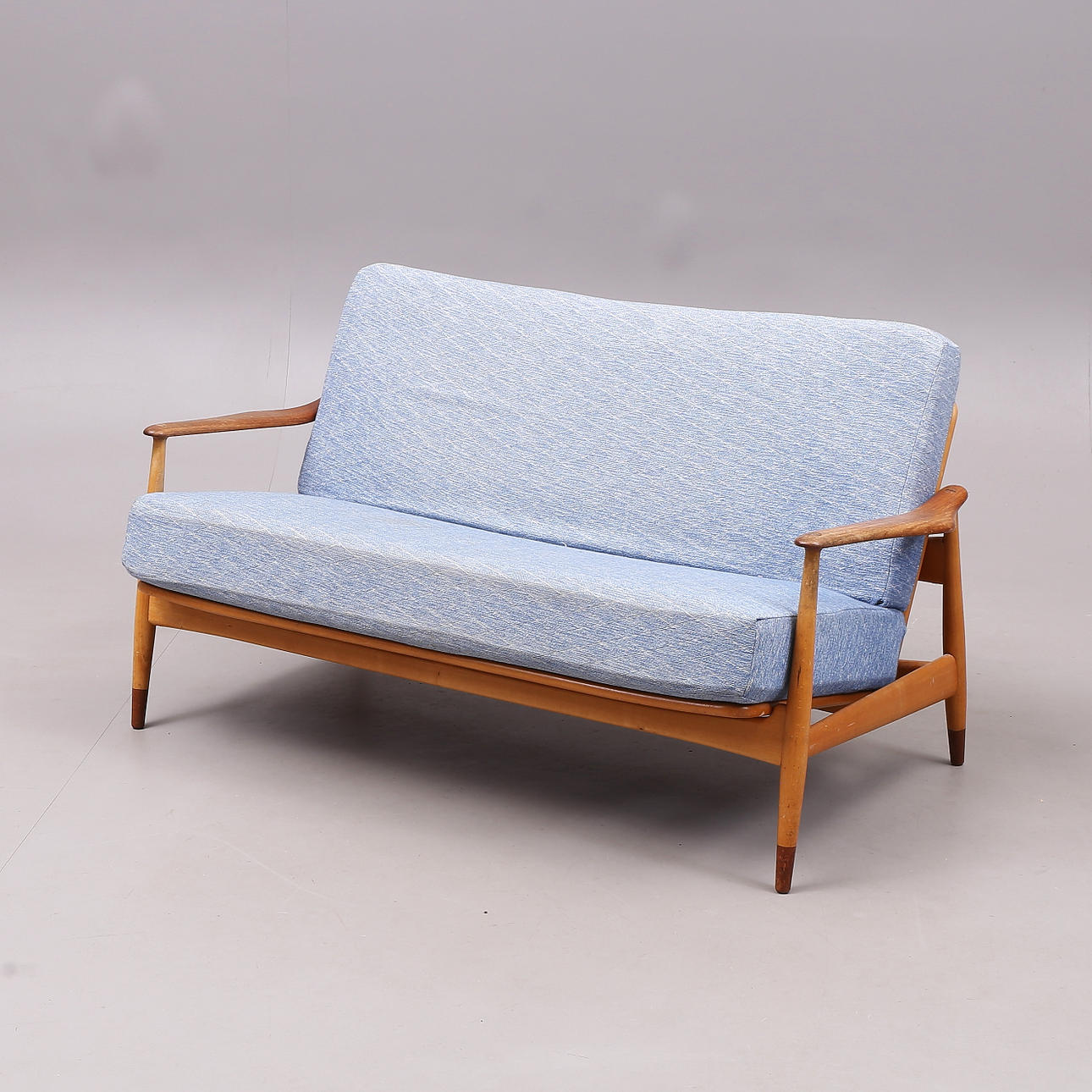 SOFFA, teak, Danmark, 1950-tal.