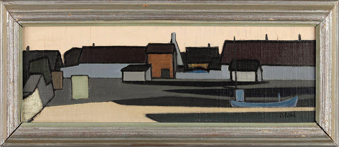 IVAR EKELUND. ''Bornholm'', signed Ekelund, oil on Board.