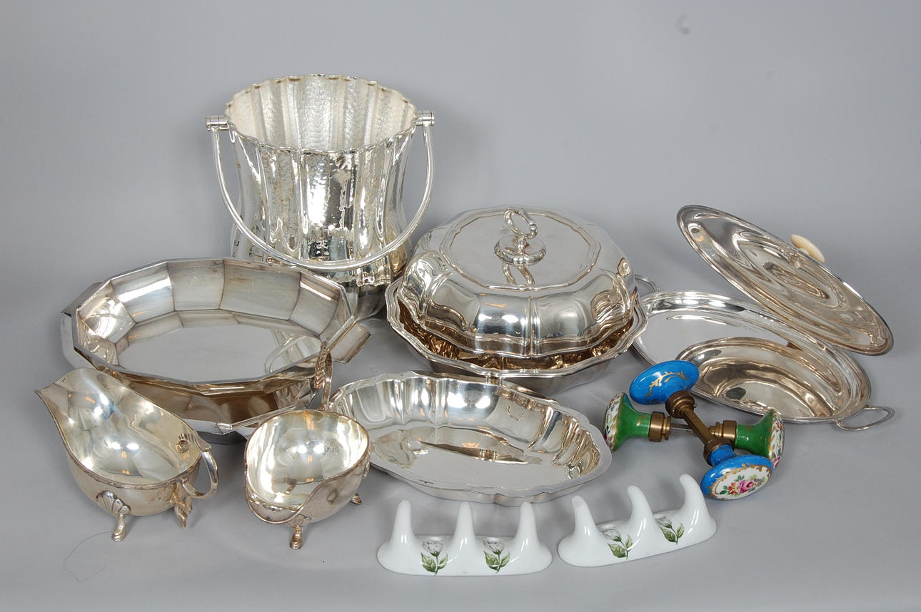 PARTI NYSILVER, PORSLIN Frankrike 12 delar, 1900-tal.