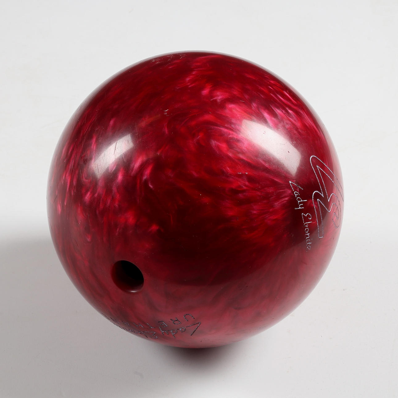 BOWLING BALL, Ebonite, lady ebonite, Urethane, 1900 athlete's other half.