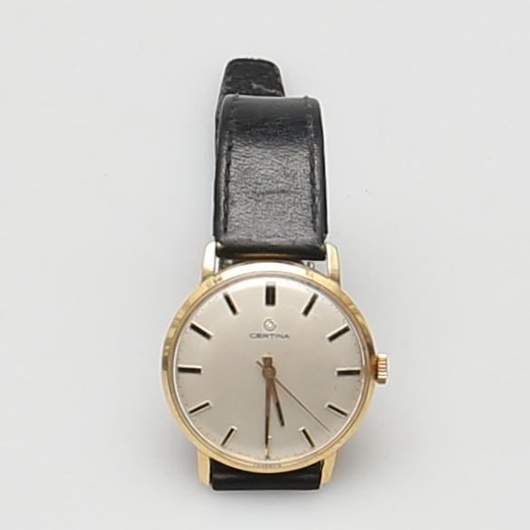 ARMBANDSUR, Certina 18K gulguld.