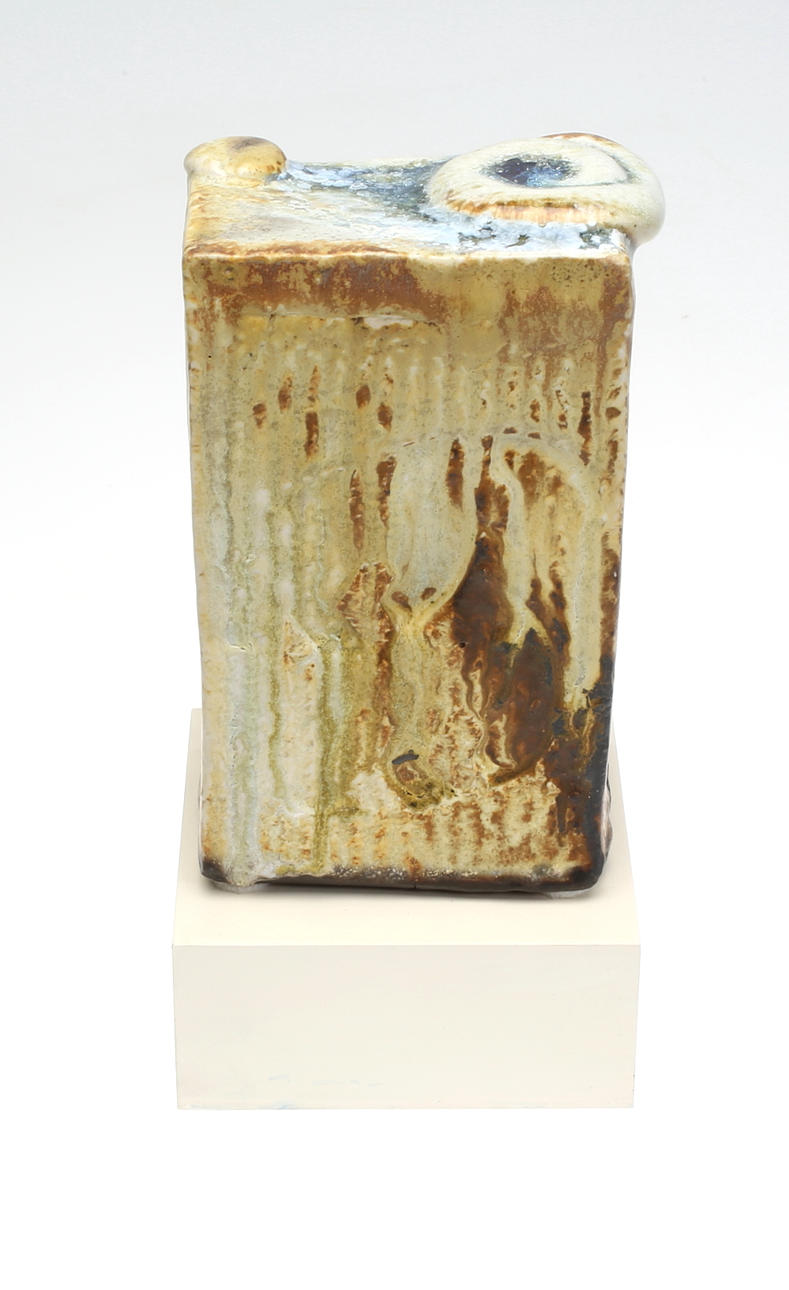 CARL CUNNINGHAM COLE. Skulptur, "Autumn Box",keramik, signerad och daterad.