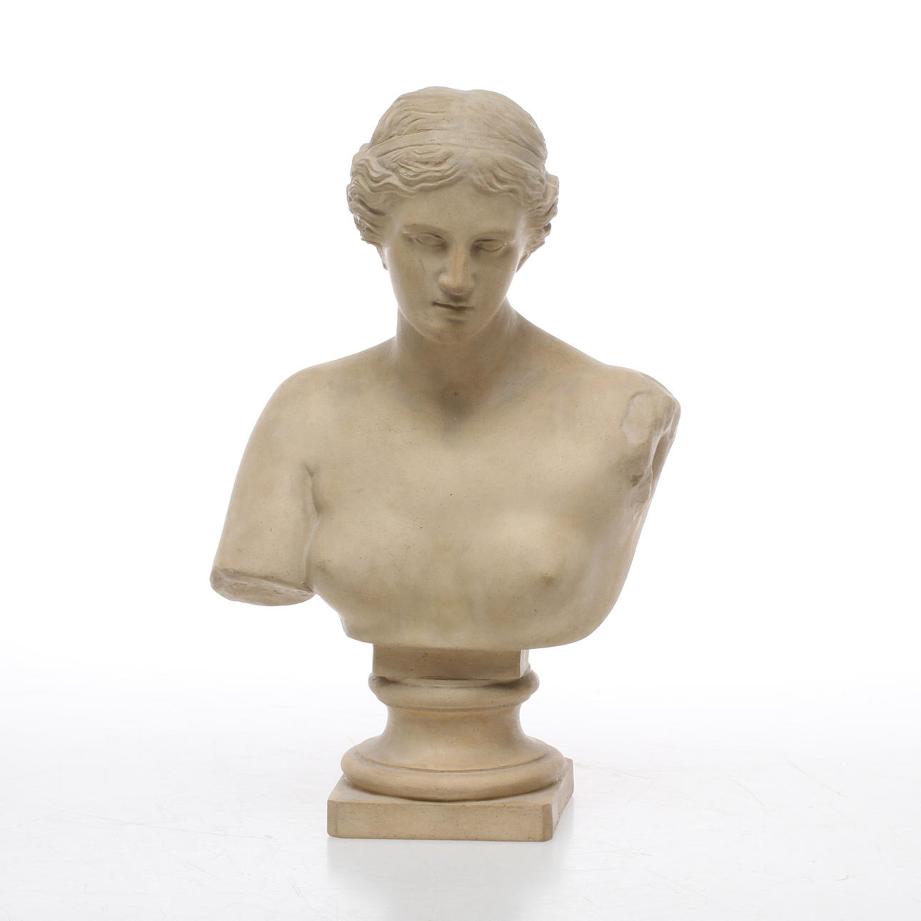 FIGURIN, keramik "Wenus Milo", Upsala Ekeby, sekelskiftet 1900.