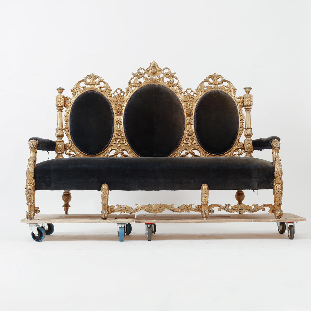 SOFA, neobarock, spätes 19. Jahrhundert.