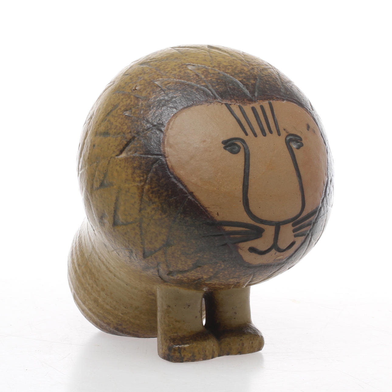 FIGURIN, stengods, "Lejon stort" ur Afrikaserien, Lisa Larson, Gustavsberg.