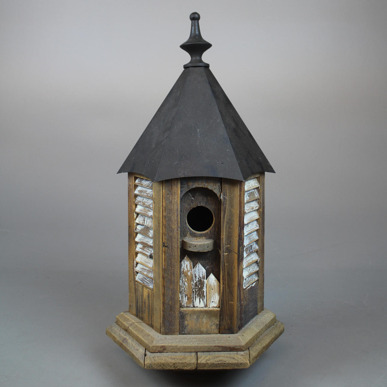 FÅGELHOLK, trä/metall.