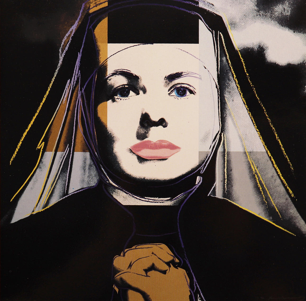 ANDY WARHOL. NACH. "Ingrid Bergmann. Die Nonne".