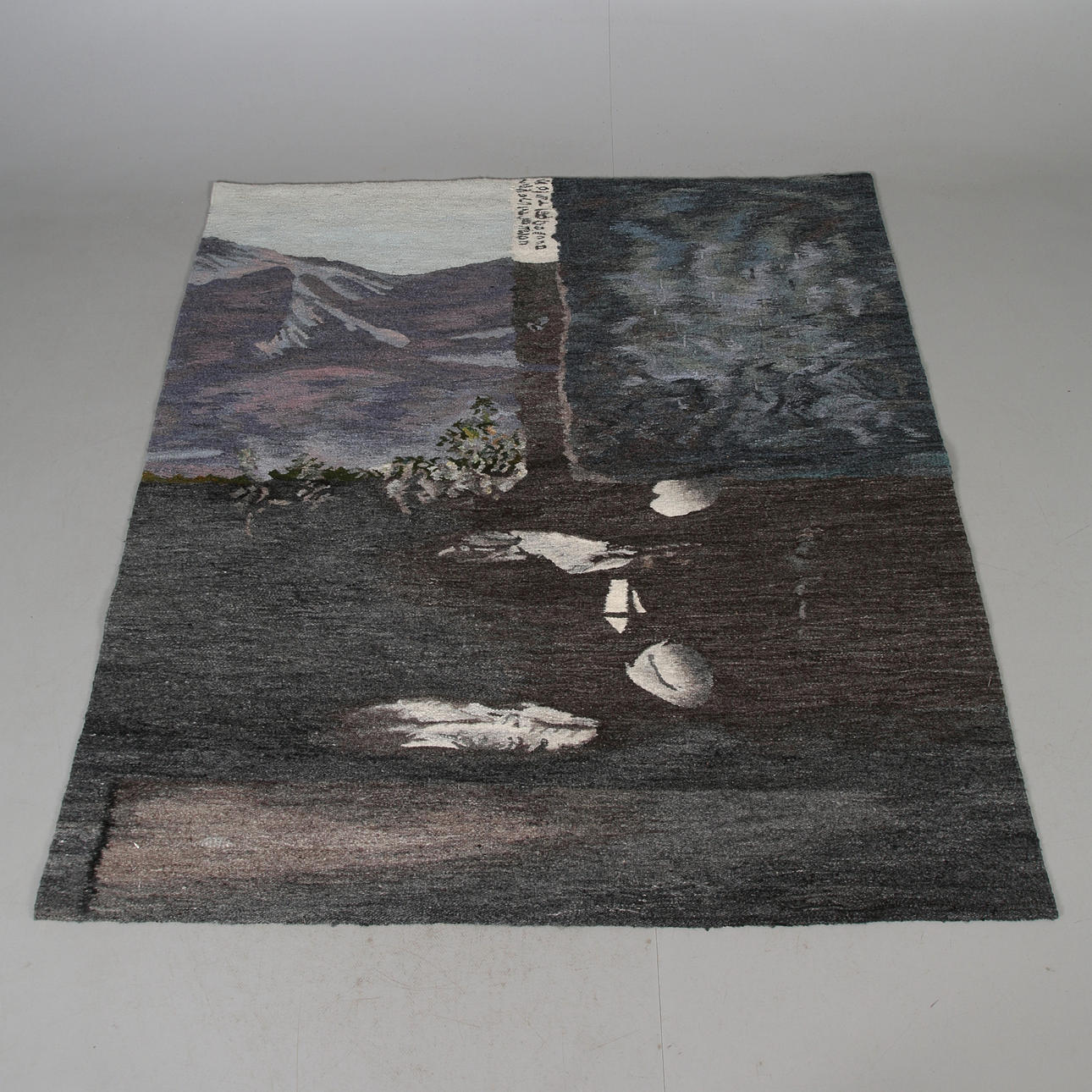 MAREK KOSSOWSKI. Wall covering, "Za cknem", wool.