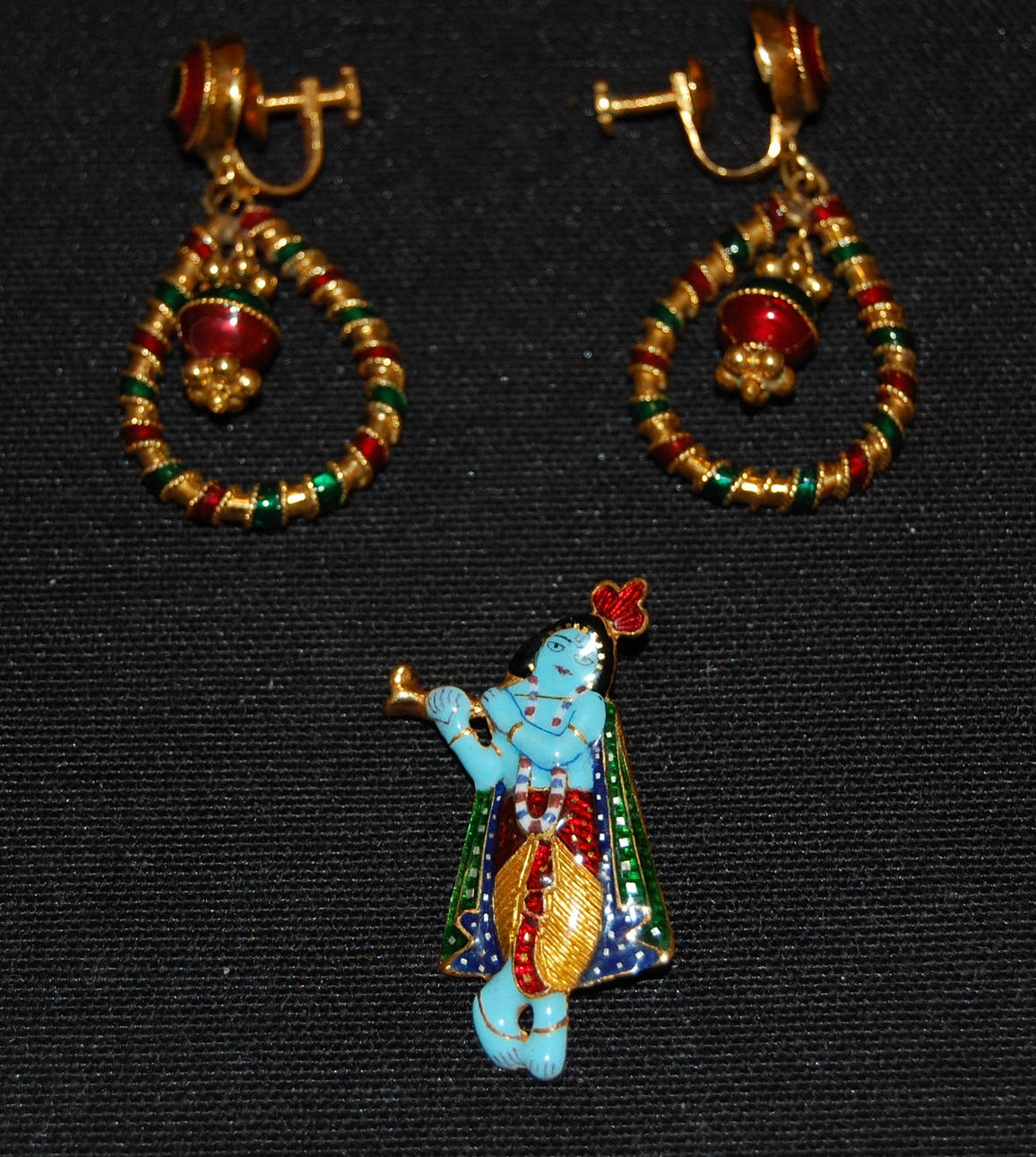 DIVERSE SMYCKE, Indien låghaltigt, guld.