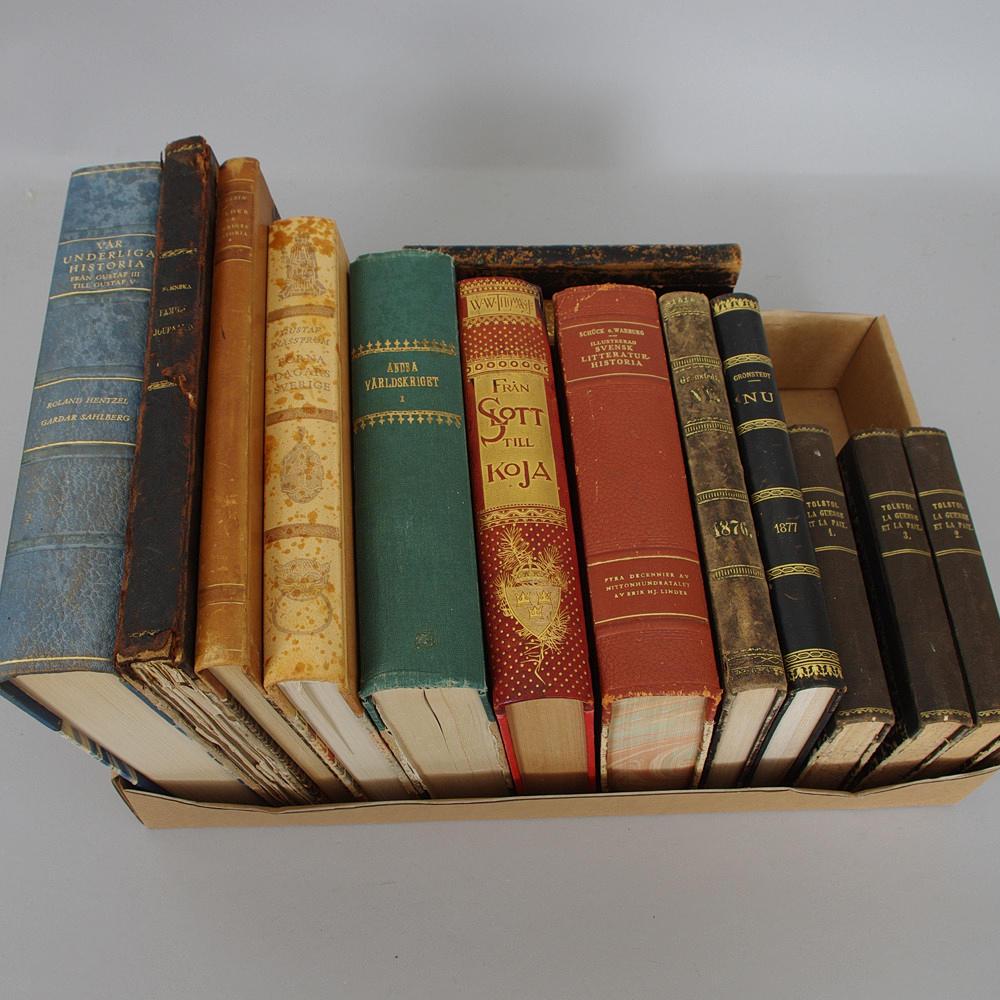 ÄLDRE LITTERATUR, mestadels historia.