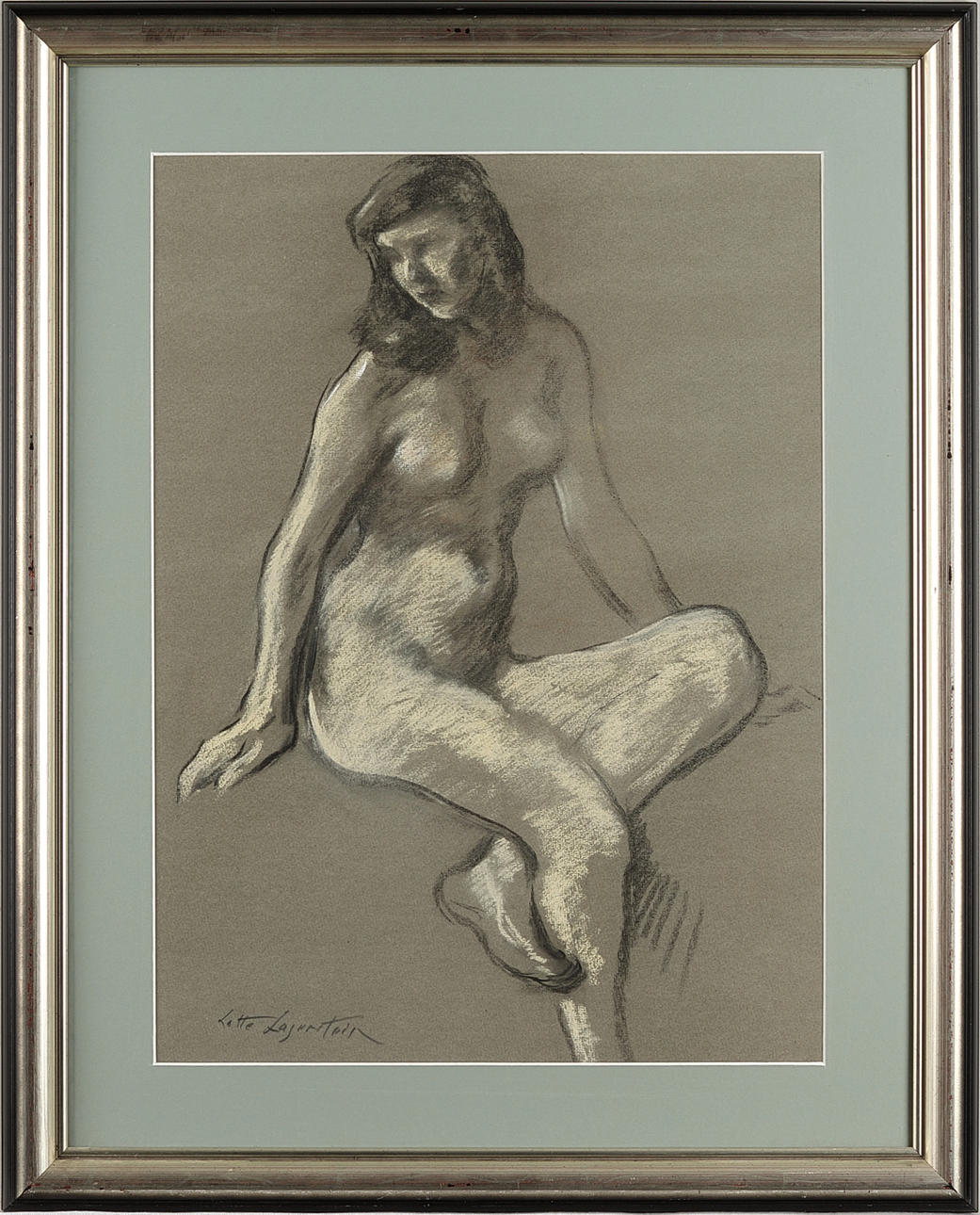 LOTTE LASERSTEIN. Nude study.