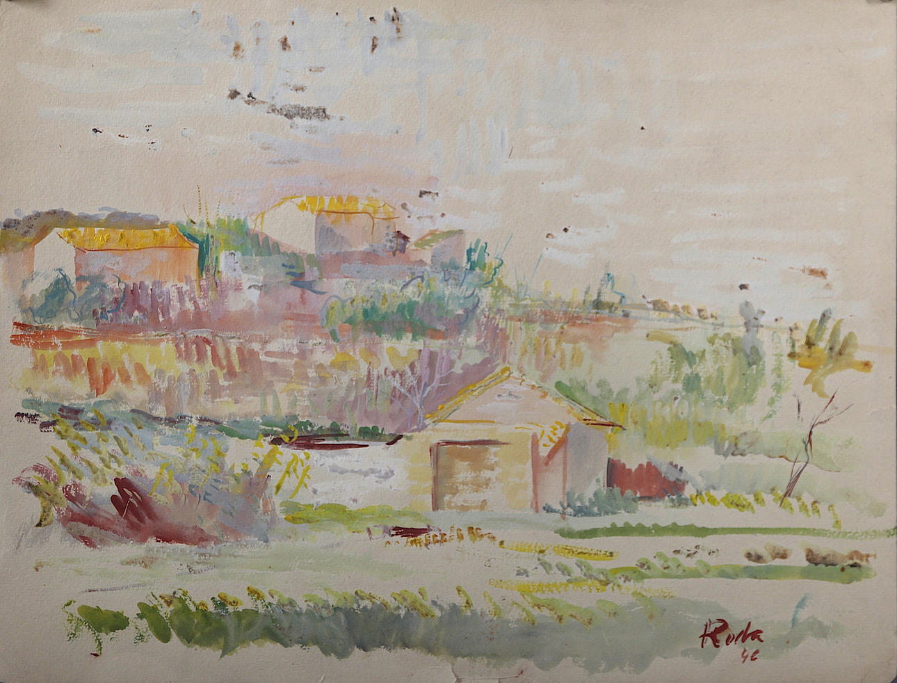 JUAN ANTONIO RODA. Vista rural.