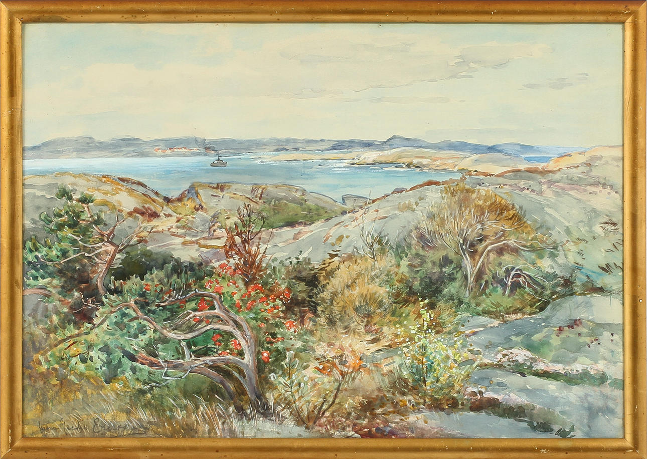 ANNA GARDELL-ERICSON. akvarell, sign.