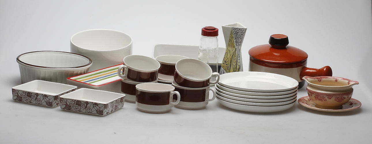 KERAMIK, bland annat Rörstrand, Gustavsberg, Gefle.