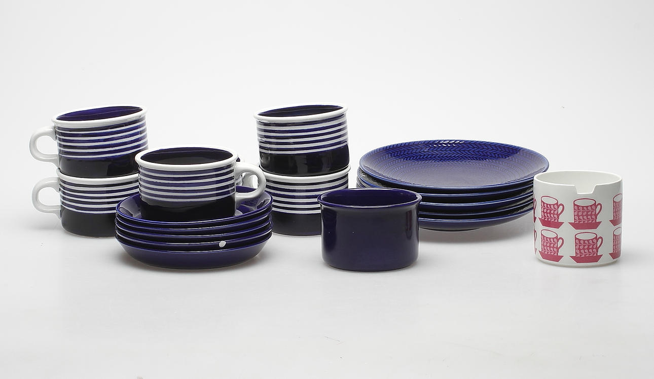 SERVISDELAR, 12 delar, Rörstrand och Gustavsberg.