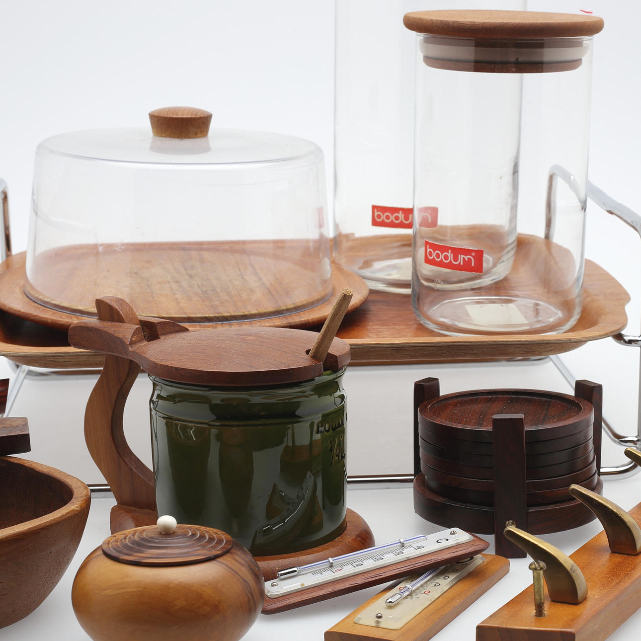 SERVERINGSDELAR, 14 st, bl. a Bodum och Götene.