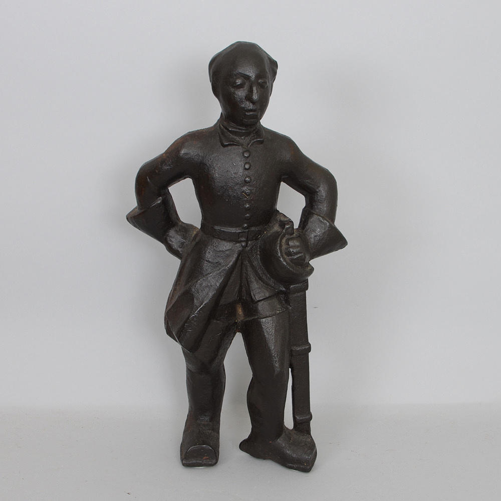 SKULPTUR, gjutjärn, Karl XII.