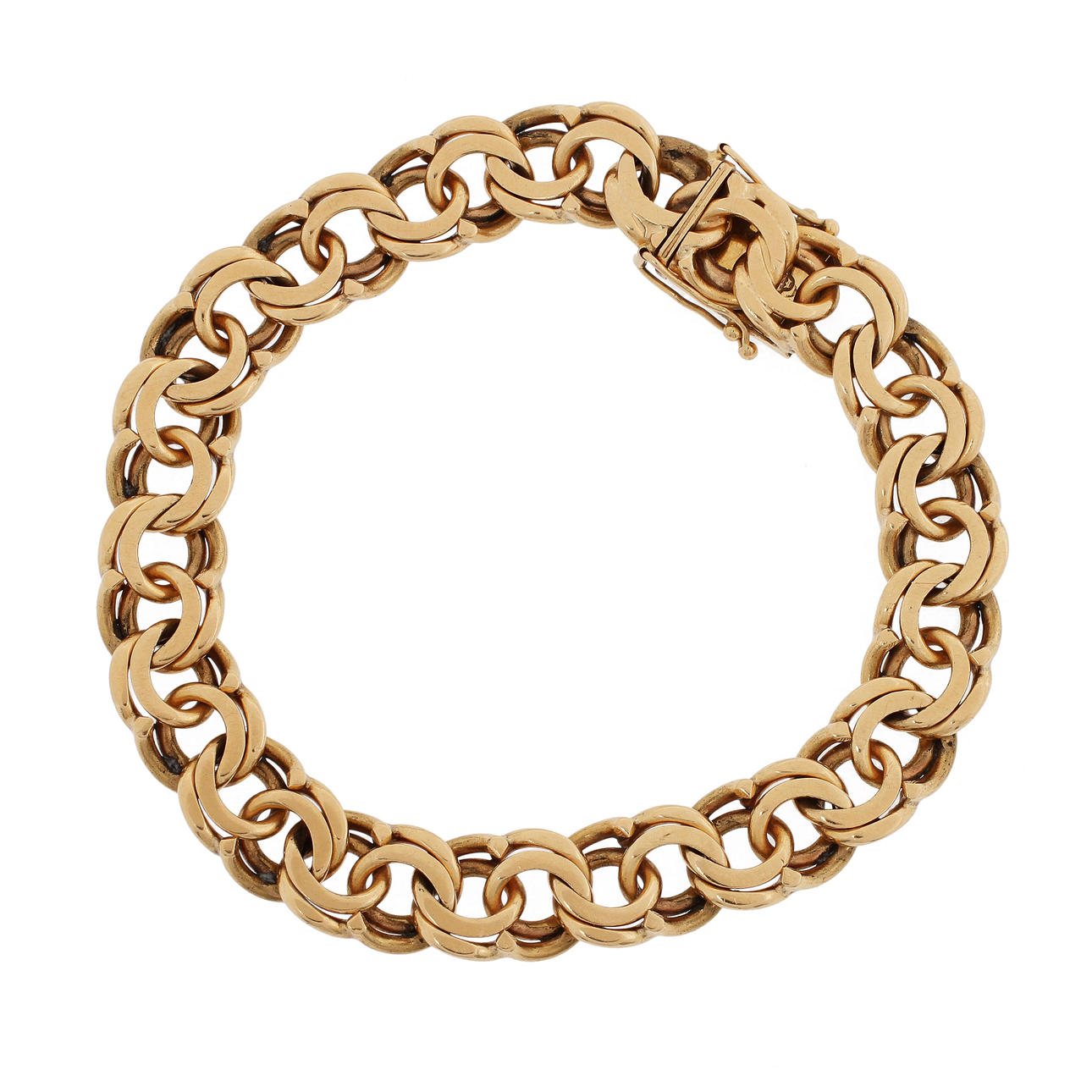 ARMLÄNK, 18k rödguld. 42,1g.