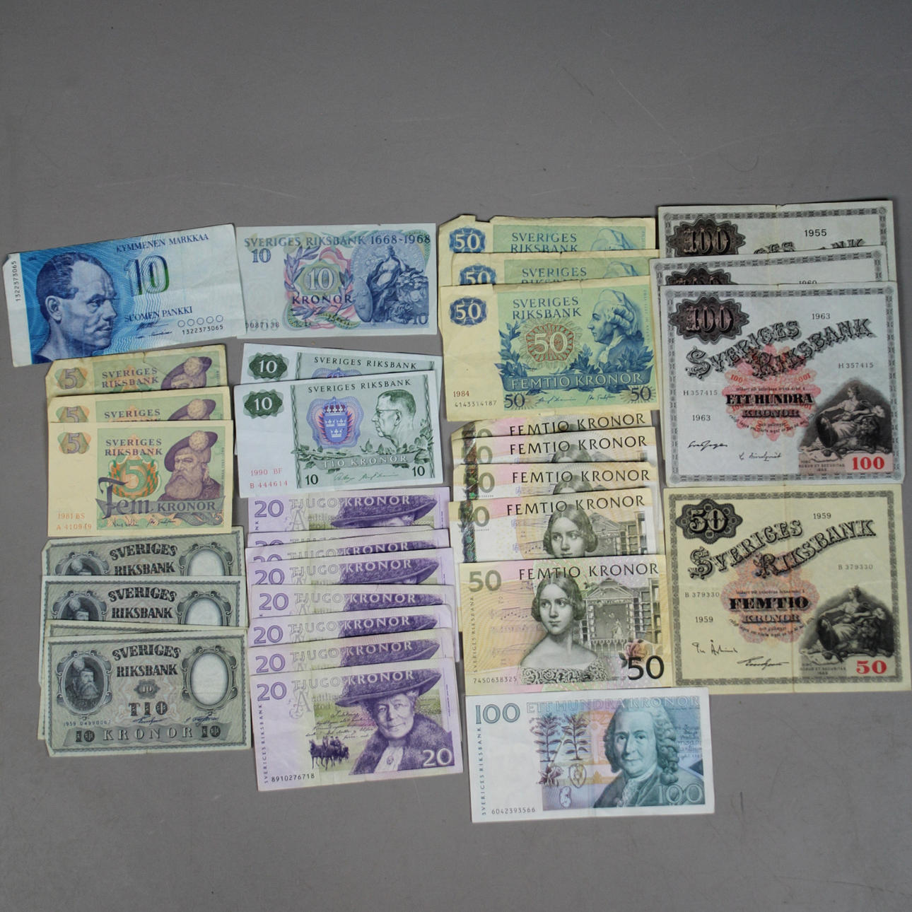 BANKNOTES Sweden, nom value SEK 1095.